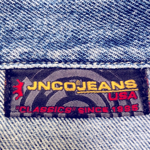 Vintage 90’s JNCO Jean Jacket 🤯 Made In USA 🇺🇸 - Picture 4 of 7